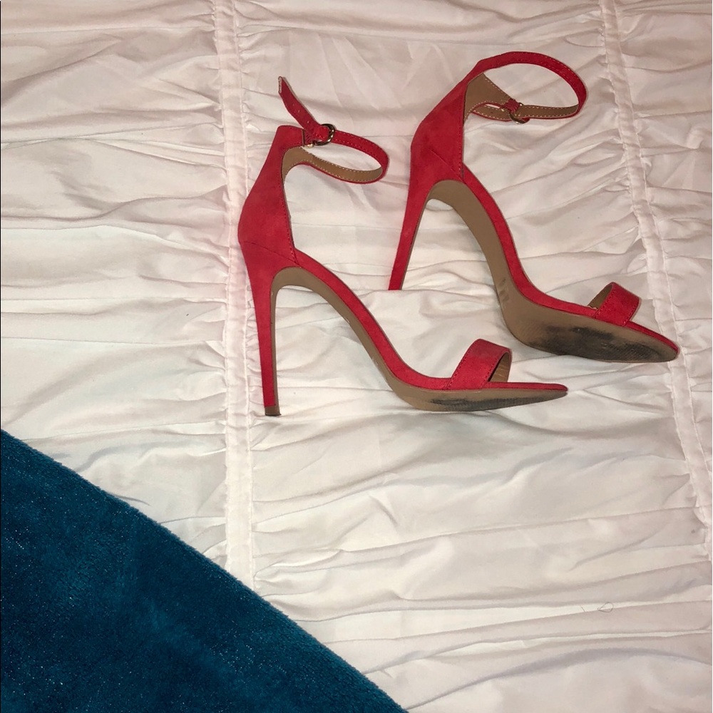 Orange Sandal Heels